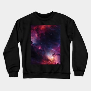 Stellar Odyssey: Cosmic Nebula Embrace Crewneck Sweatshirt